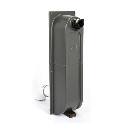 224047PP- Condensing Horizontal Vent Termination - 3x5 Concentric Raised Horizontal Snorkel Kit