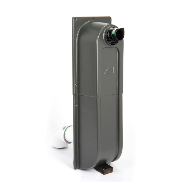 224047PP- Condensing Horizontal Vent Termination - 3x5 Concentric Raised Horizontal Snorkel Kit