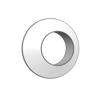 710342 - 3/5" Rubber Wall Plate - White