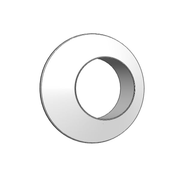 710342 - 3/5" Rubber Wall Plate - White