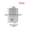 RE160IN - 160,000 BTU High Efficiency Non-Condensing Tankless Water Heater - NG