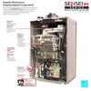 RXP199iN - 199,000 BTU Super High Efficiency Condensing Tankless Water Heater - NG or LP